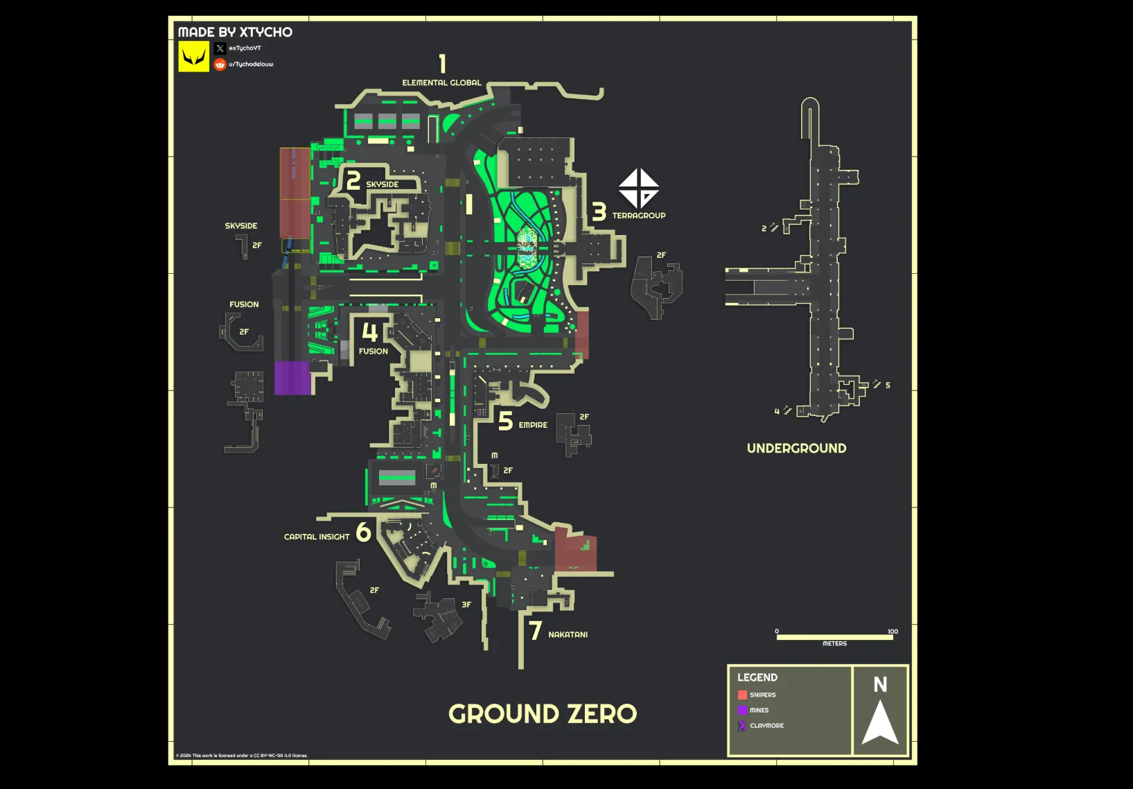 Карта Ground Zero в Escape from Tarkov