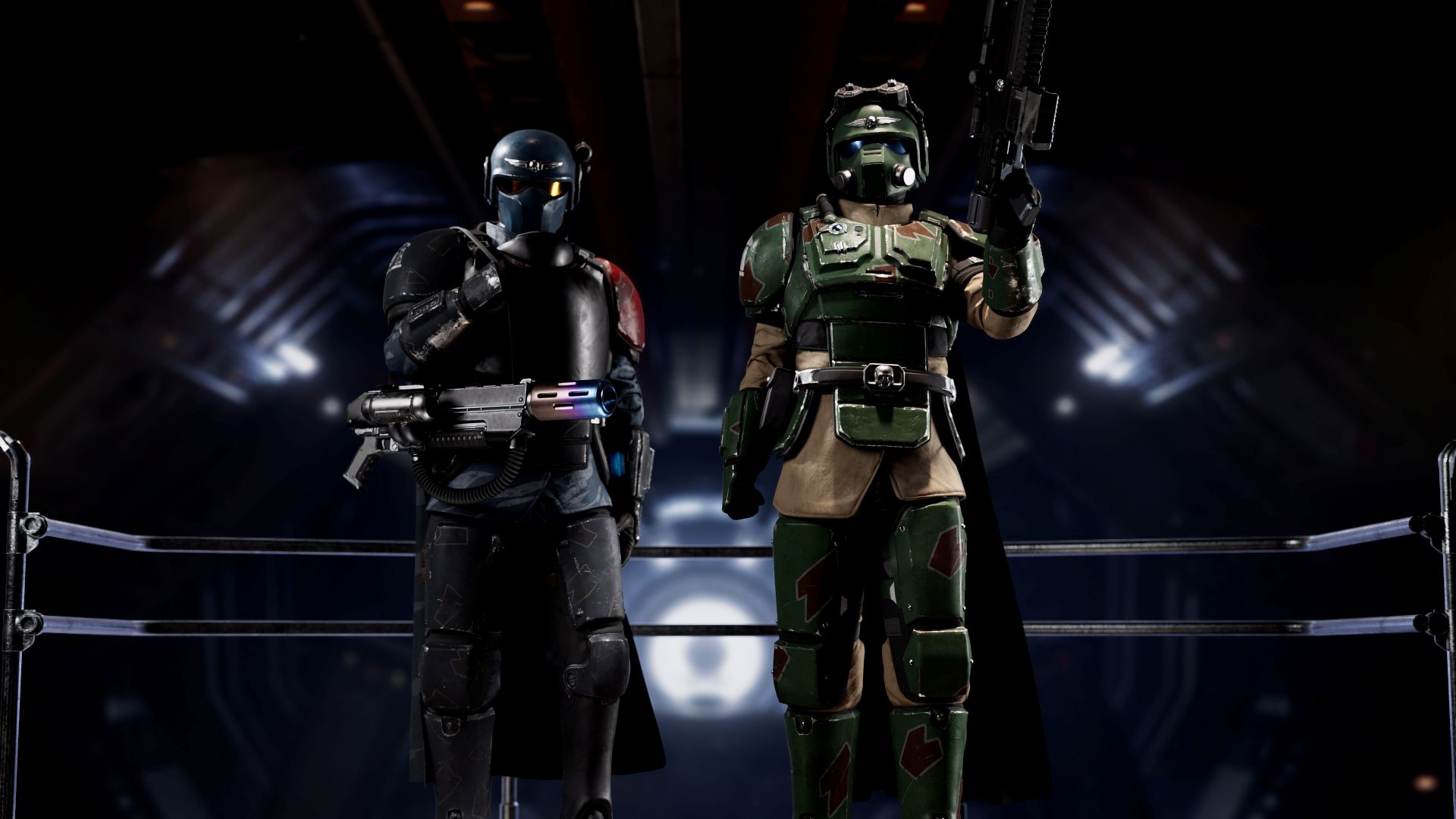 TG-122 Demo-Trooper and TG-8 Sharpshooter armor sets