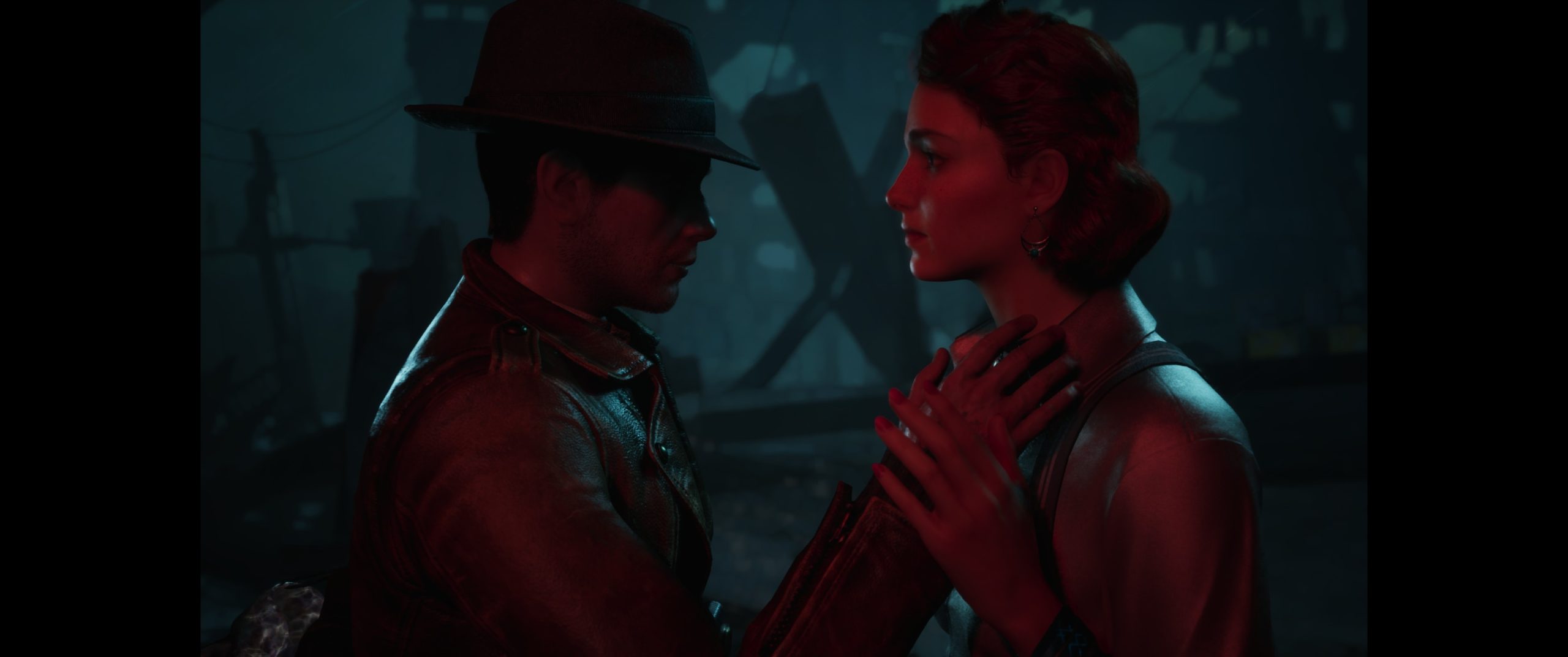 Atmospheric narrative scene in The Sinking City 2