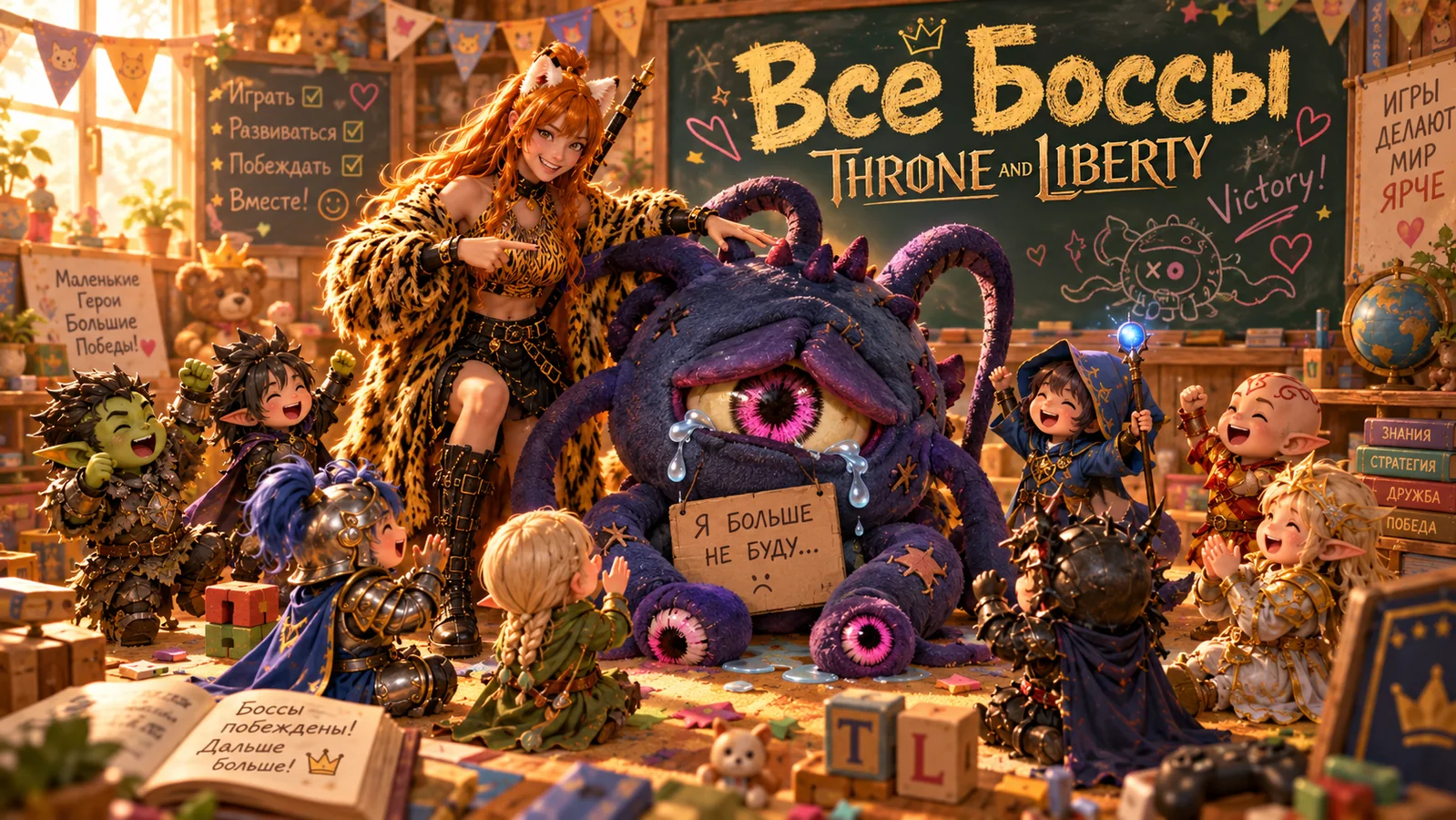 Тактические таблицы по мировым боссам Throne and Liberty